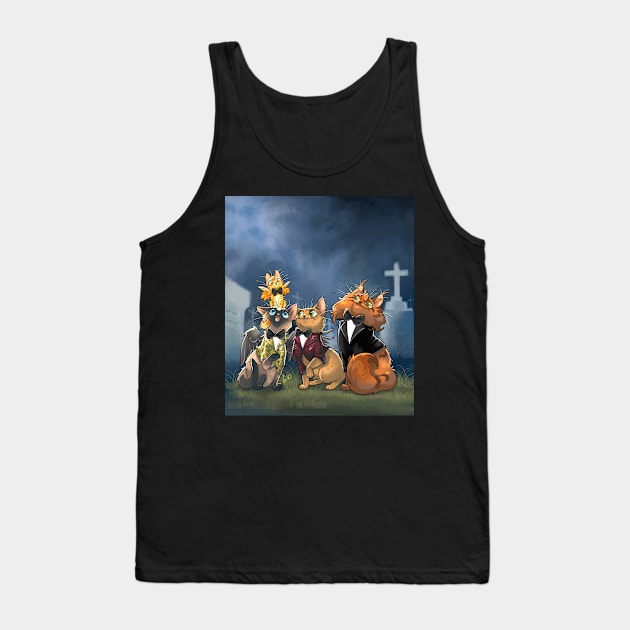 Supernatural Cemetery Cats Tank Top by GioGui